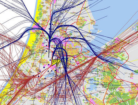 vliegtuigroutes 2014